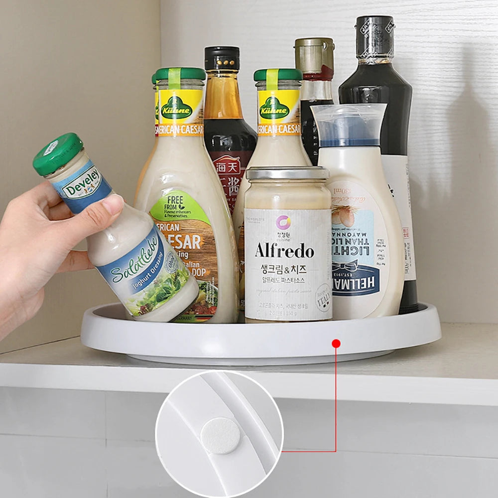Bandeja Giratoria de Cocina – Organizador Giratorio para Especias y Condimentos