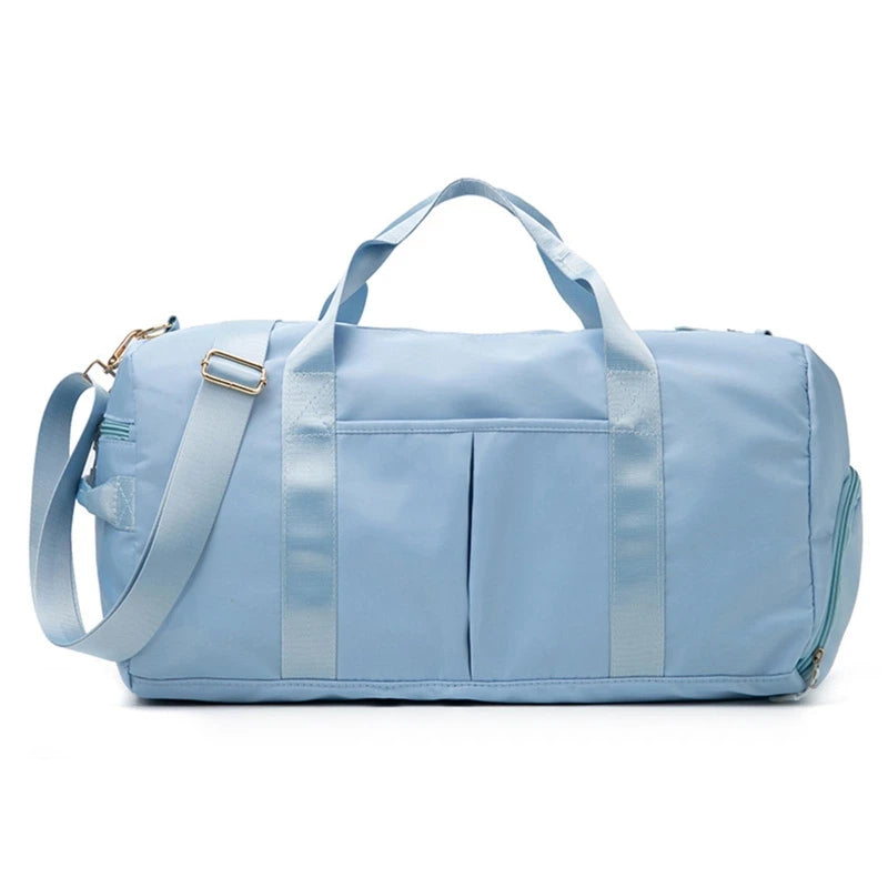 Bolsa de gimnasio para mujer con compartimento para zapatos – Yoga y viaje