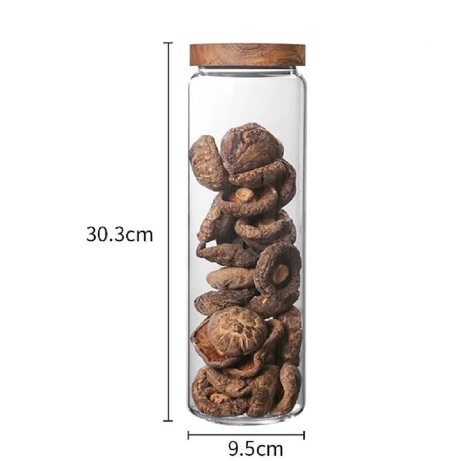 Frasco de Vidrio con Tapa Hermética – Ideal para Café, Azúcar, Arroz y Más