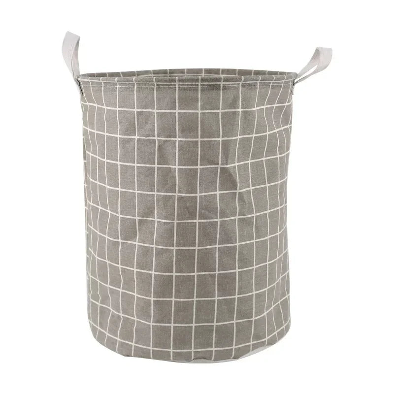 Cesto de Lavandería Plegable de Gran Capacidad - Organizador Impermeable de Algodón y Lino