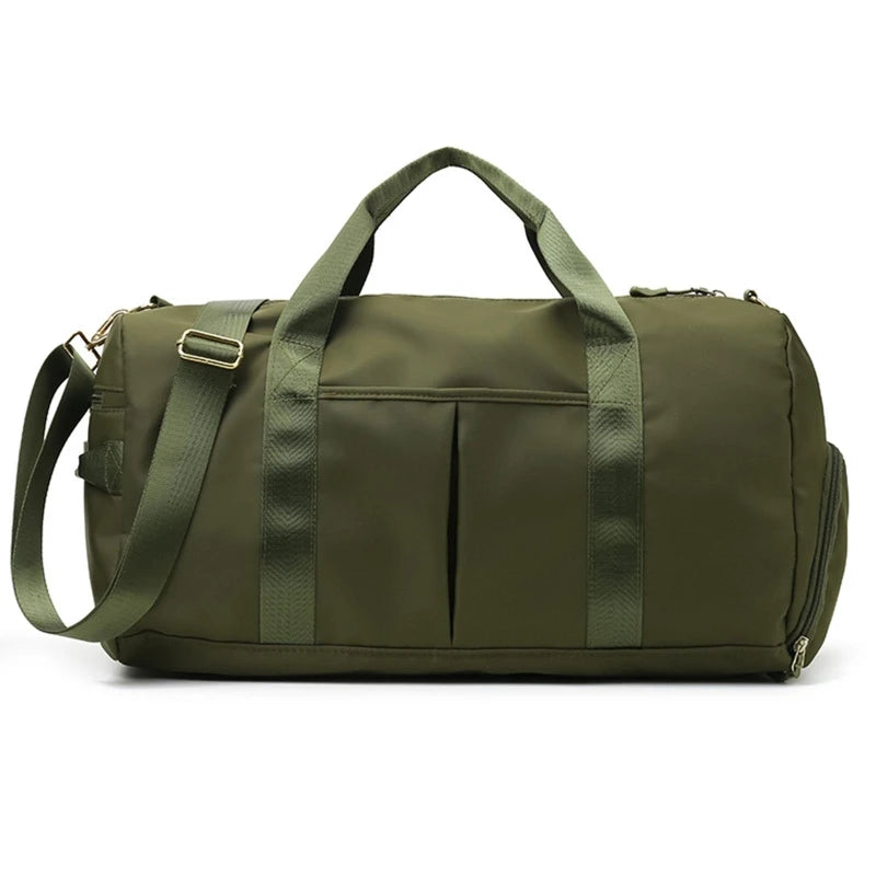 Bolsa de gimnasio para mujer con compartimento para zapatos – Yoga y viaje