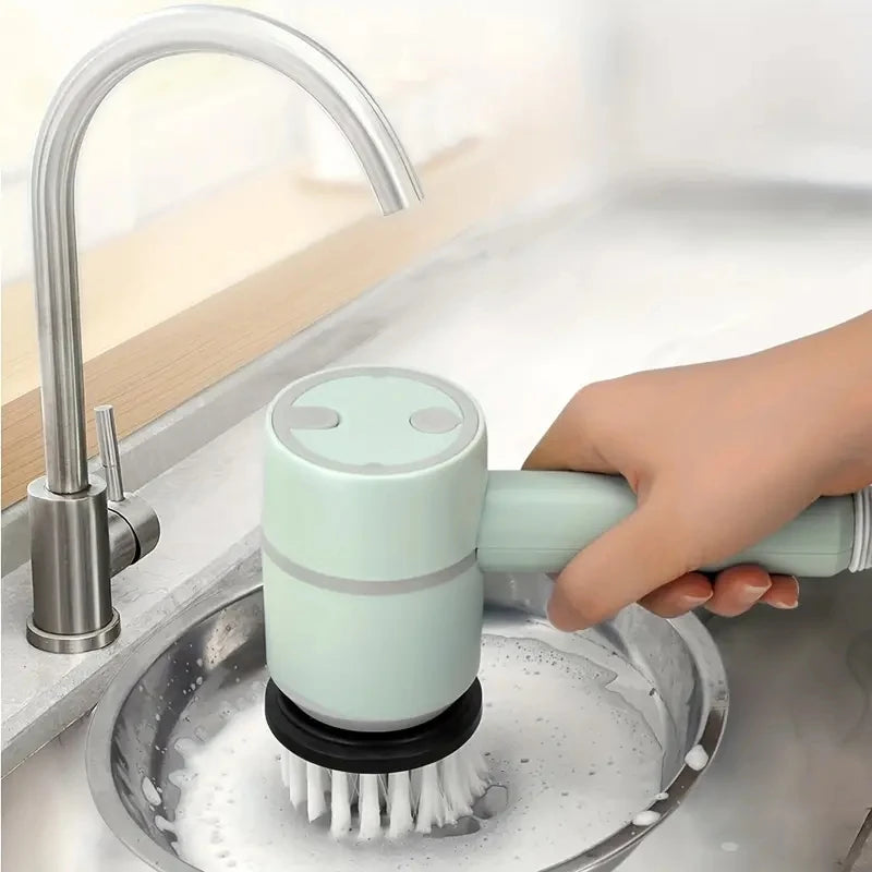 Cepillo de limpieza eléctrico 3 en 1 para cocina inalámbrico