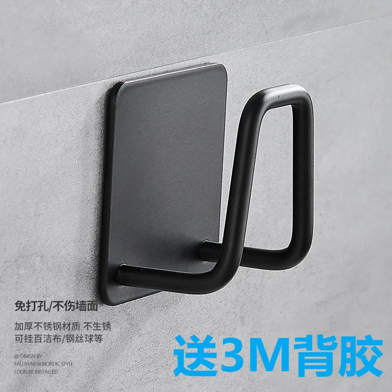 Organizador autoadhesivo de acero inoxidable para fregadero de cocina