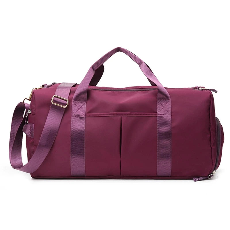 Bolsa de gimnasio para mujer con compartimento para zapatos – Yoga y viaje