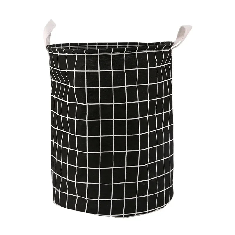 Cesto de Lavandería Plegable de Gran Capacidad - Organizador Impermeable de Algodón y Lino