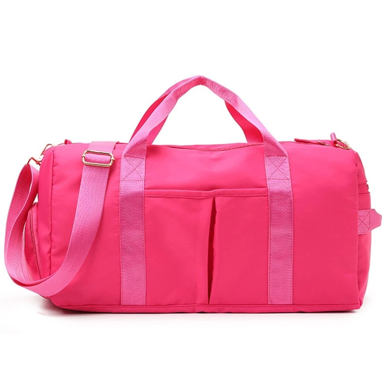 Bolsa de gimnasio para mujer con compartimento para zapatos – Yoga y viaje