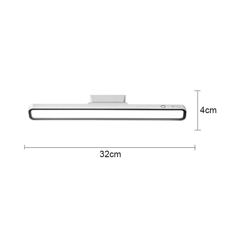 Lámpara de Escritorio LED Magnética Recargable USB – Luz Regulable 3 Tonos