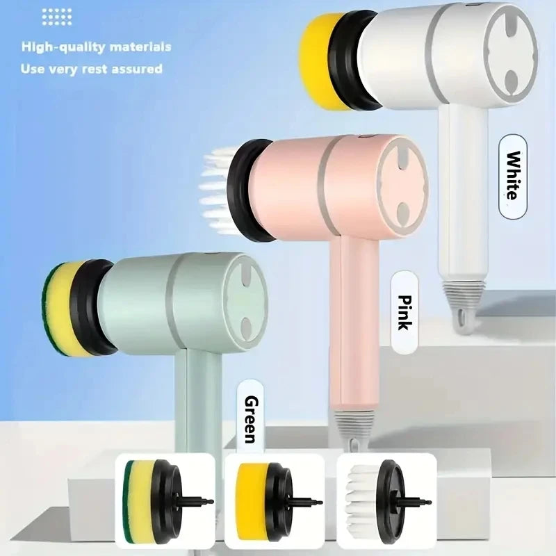 Cepillo de limpieza eléctrico 3 en 1 para cocina inalámbrico