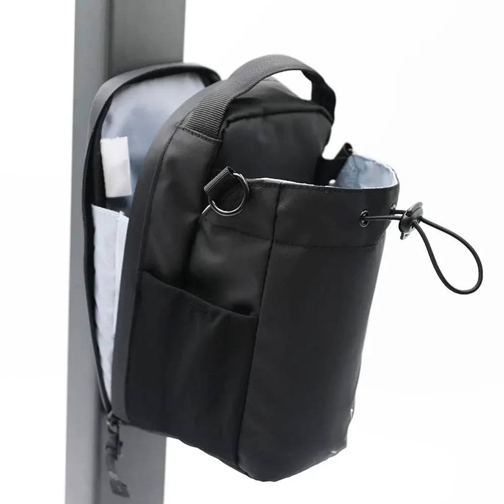 Bolsa bandolera magnética para botellas – Ideal para gimnasio y viajes