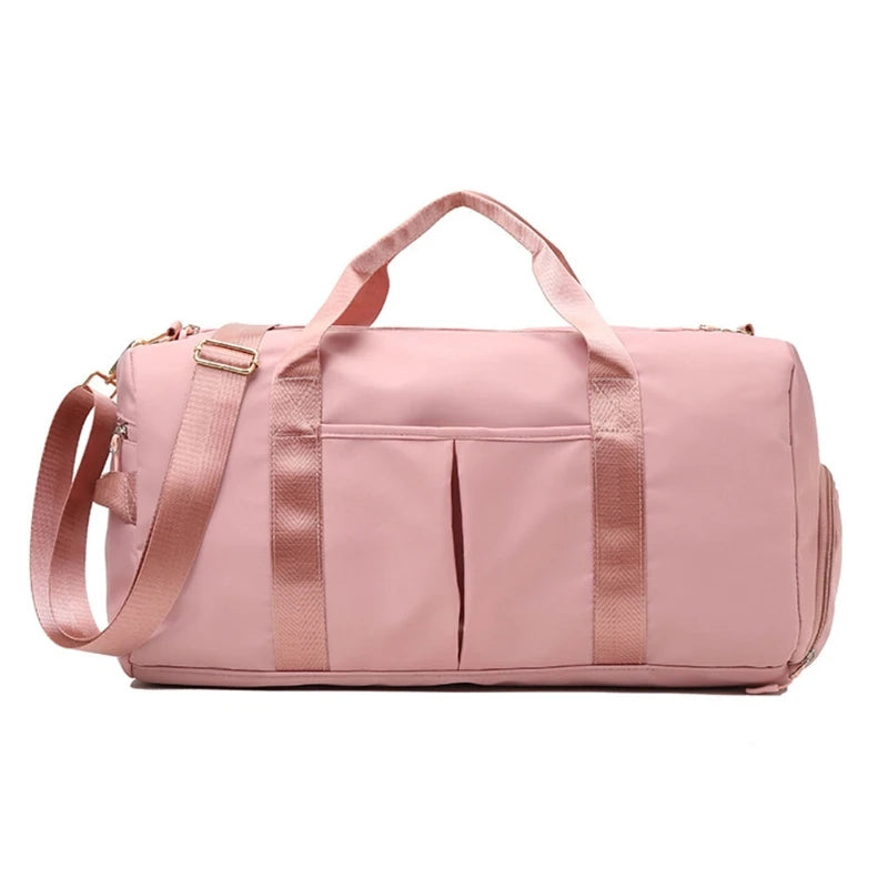 Bolsa de gimnasio para mujer con compartimento para zapatos – Yoga y viaje