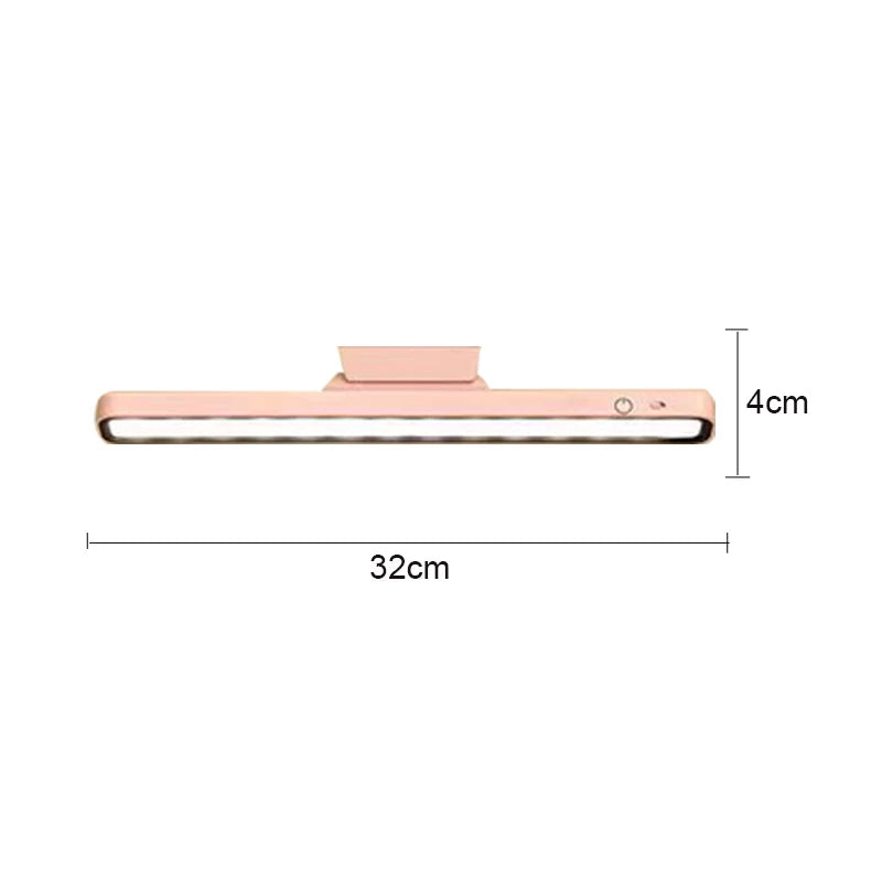 Lámpara de Escritorio LED Magnética Recargable USB – Luz Regulable 3 Tonos