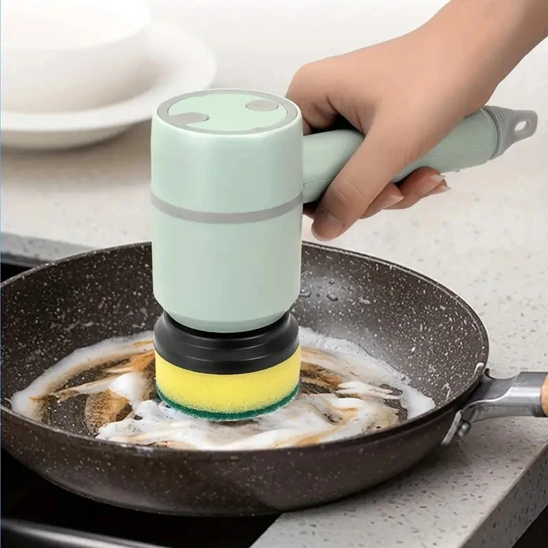 Cepillo de limpieza eléctrico 3 en 1 para cocina inalámbrico