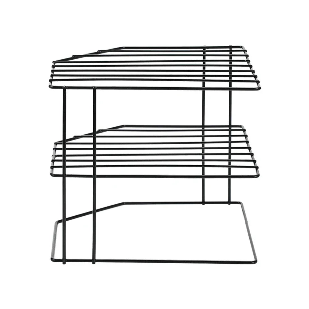 Estante Esquinero para Almacenamiento de Cocina – Organizador Extraíble de 3 Niveles
