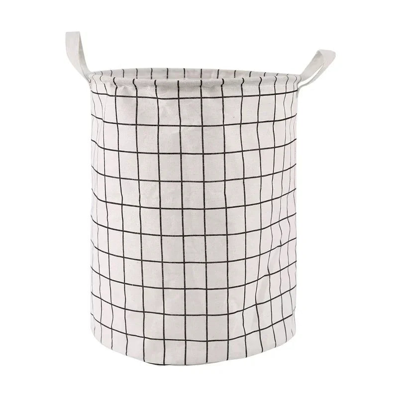 Cesto de Lavandería Plegable de Gran Capacidad - Organizador Impermeable de Algodón y Lino