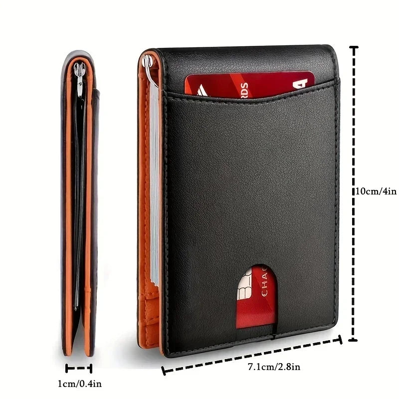 Billetera Inteligente Slim – Tarjetero de Cuero Sintético