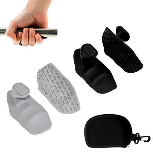 Guantes de gimnasio antideslizantes con agarre de silicona para pesas